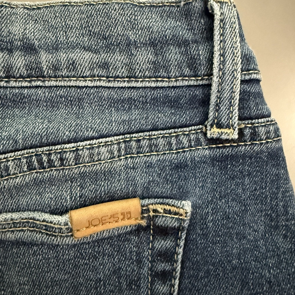 Joe's Jeans Womens 29 The Ozzie Cut Off Shorts Blue Denim Distressed Frayed Hem - Picture 7 of 9